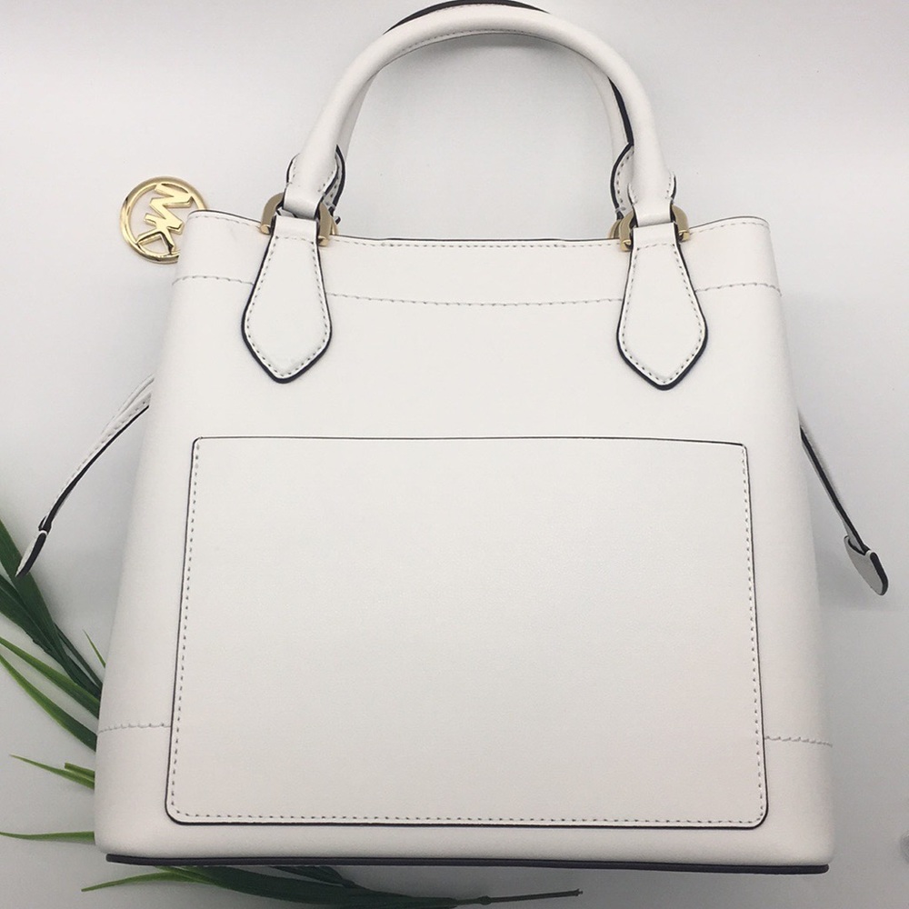 Michael Kors EDEN LG DRWSTRNG GRAB Bag Opt/ Blosso - Picture 2 of 8